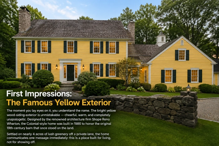First Impressions: The Famous Yellow Exterior