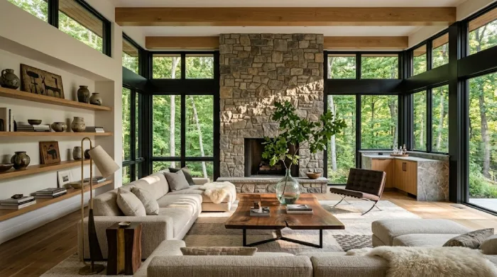 T J Watt House Living Room