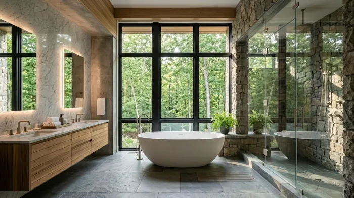 T J Watt House Spa Bathroom