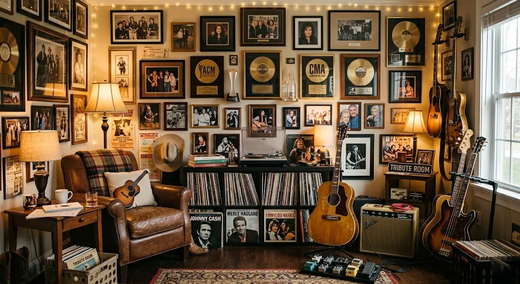Johnny Rodriguez House The Music & Memorabilia Room