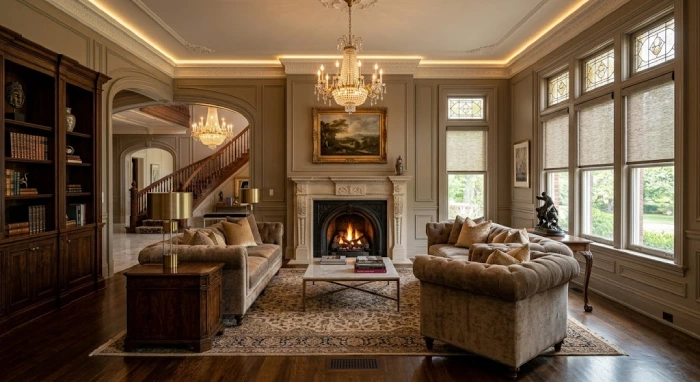 Mary Barra House Living Room