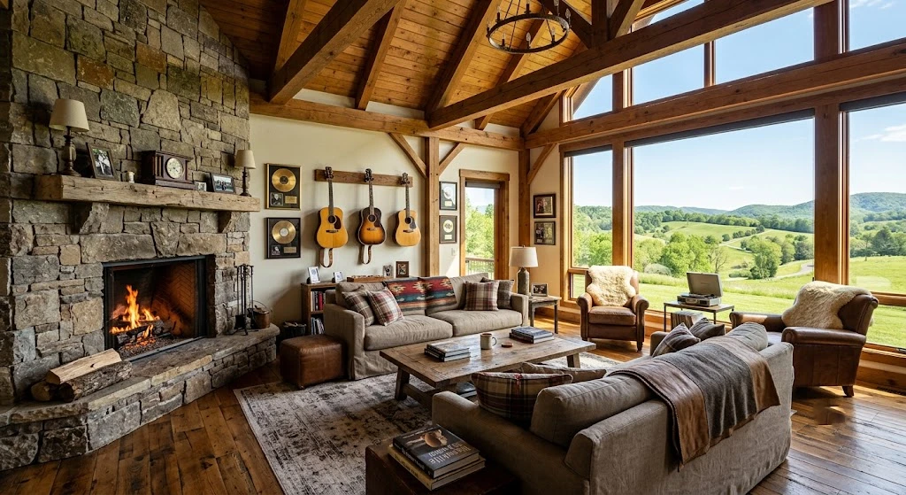 Morgan Wallen House Living Room