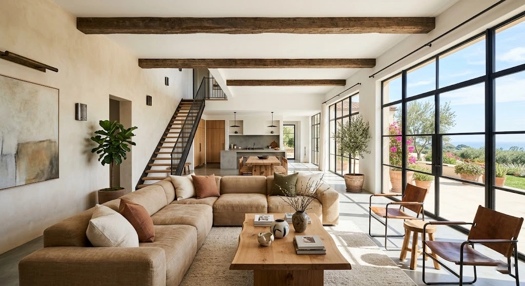 Pat Sajak House Living Room