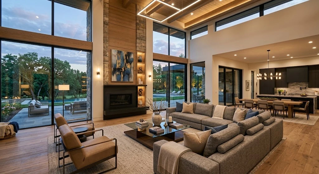 Rick Ross House Living/Lounge Area