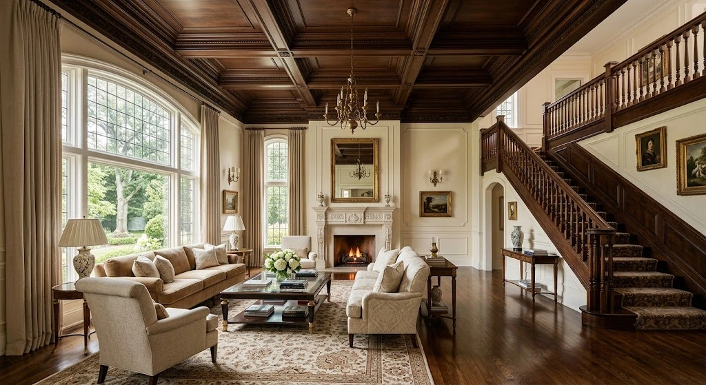 Vivek Ramaswamy House Interior Design and Architecture / Living Room